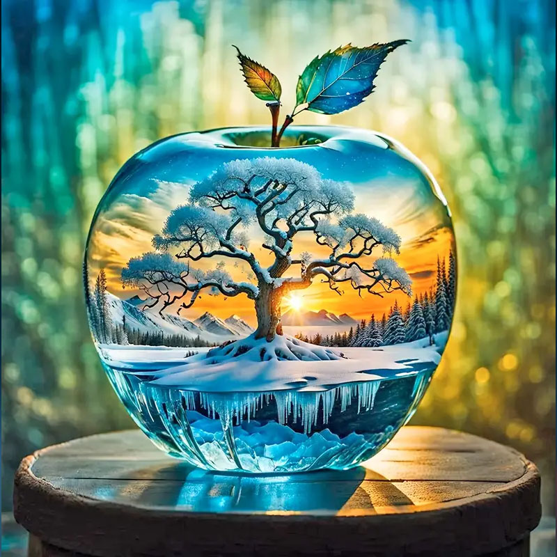 Apple Pattern Diamond Painting - Art Craft Kits For Adults recension och pris