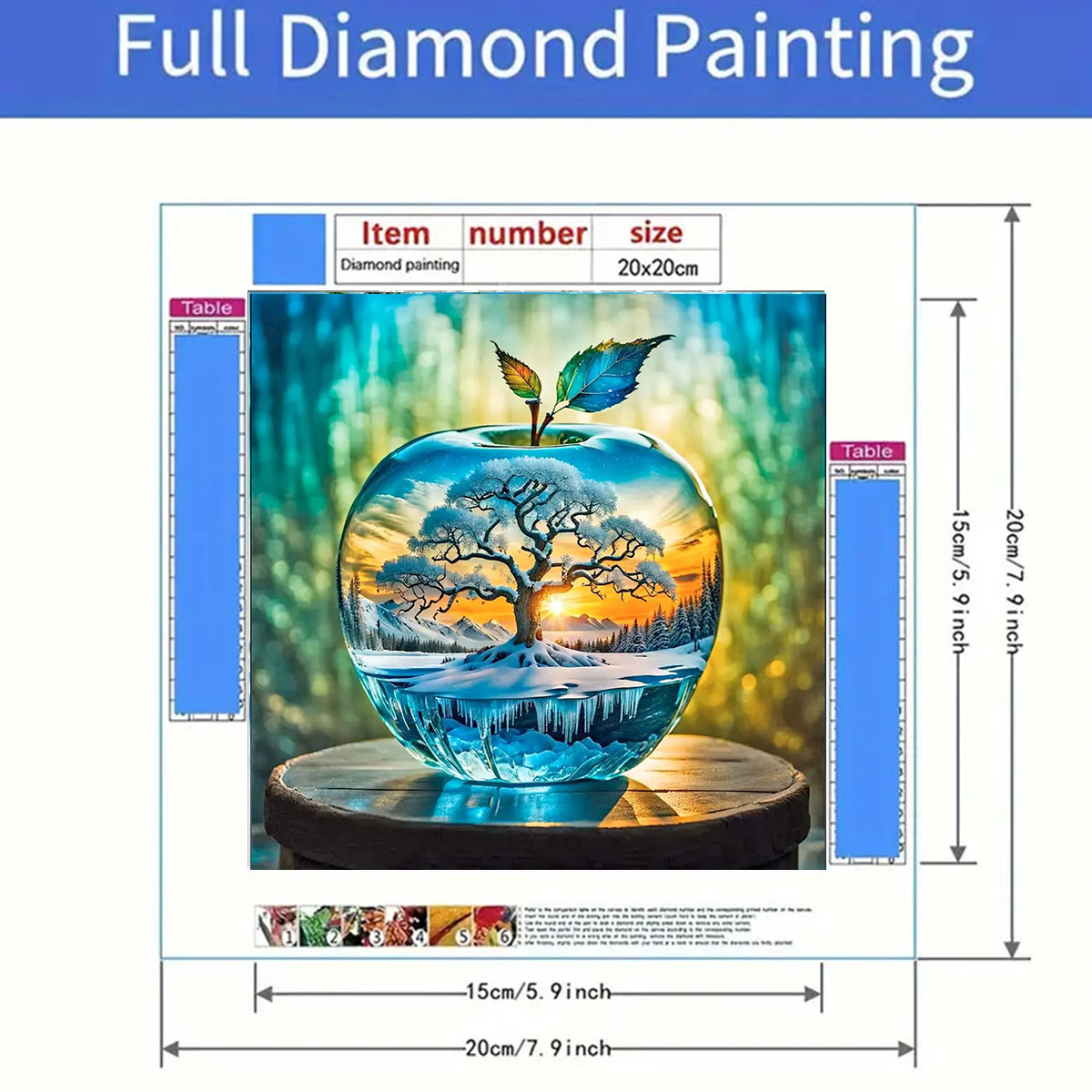Apple Pattern Diamond Painting - Art Craft Kits For Adults recension och pris