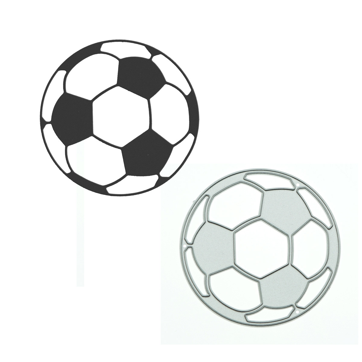 Ball Football Pattern Cutting  - Art And Craft Photos recension och pris