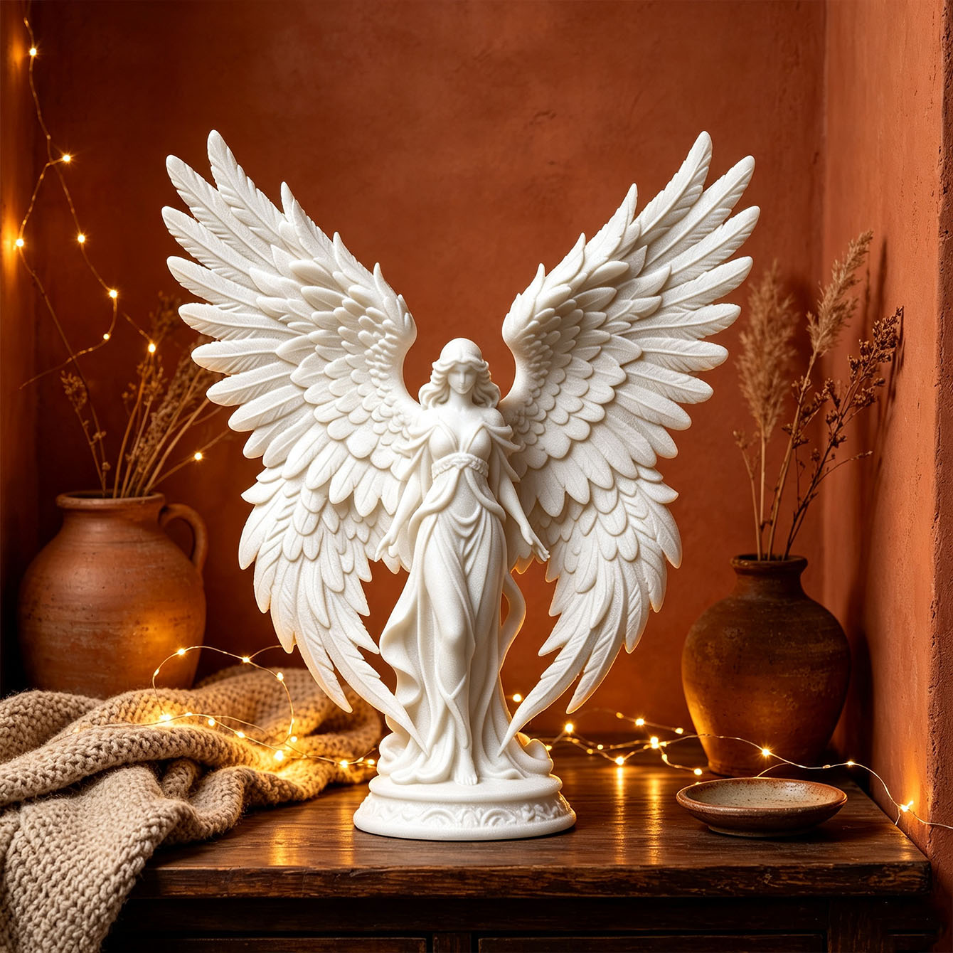 Light Luxury 3D Printed Angel  - Light Art And Craft recension och pris