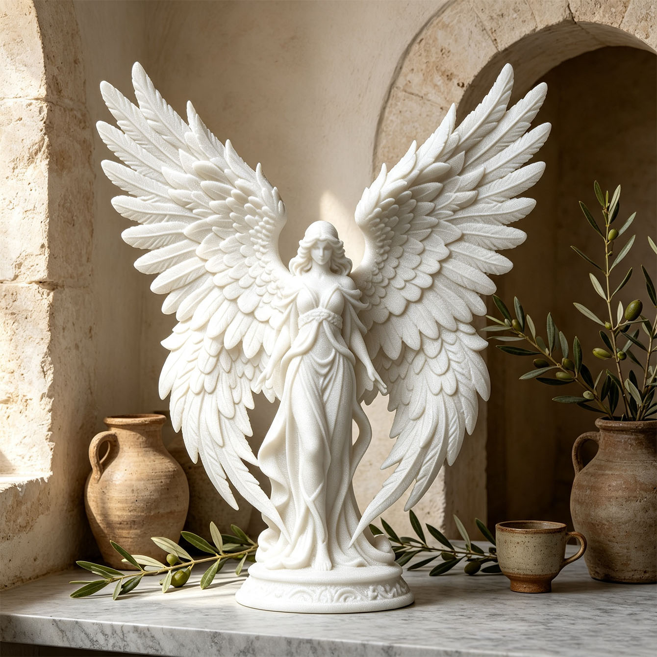 Light Luxury 3D Printed Angel  - Light Art And Craft recension och pris