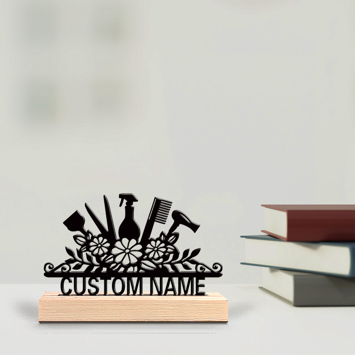 1pc salon haircut Customized N - Art Craft Names recension och pris