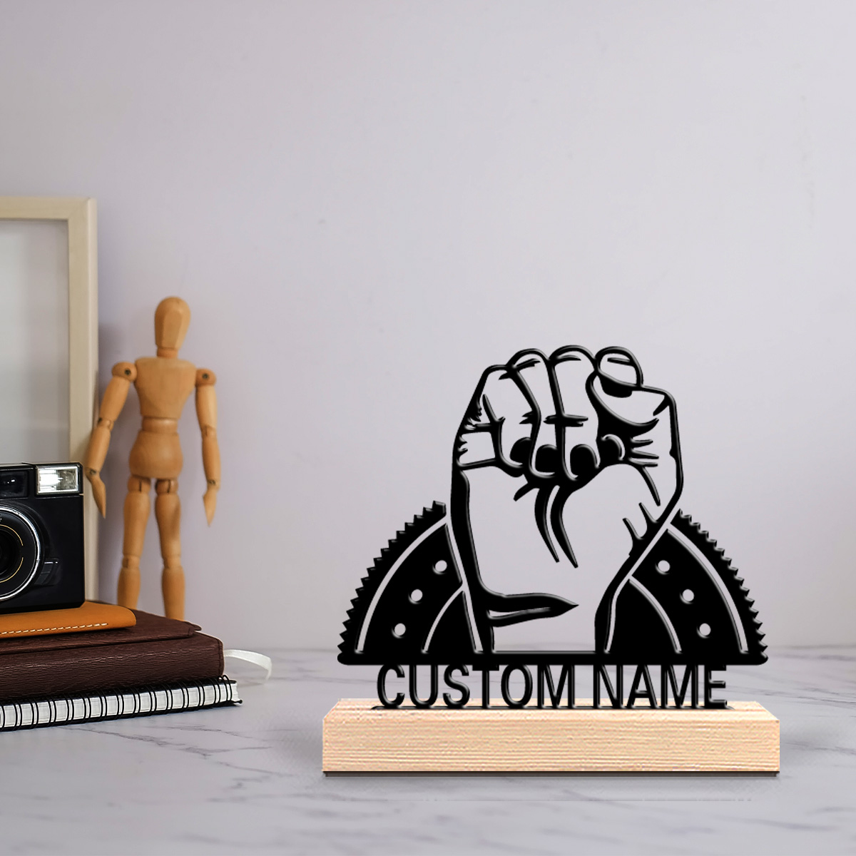 1pc fist cheer up Personalized - Art Craft Names recension och pris