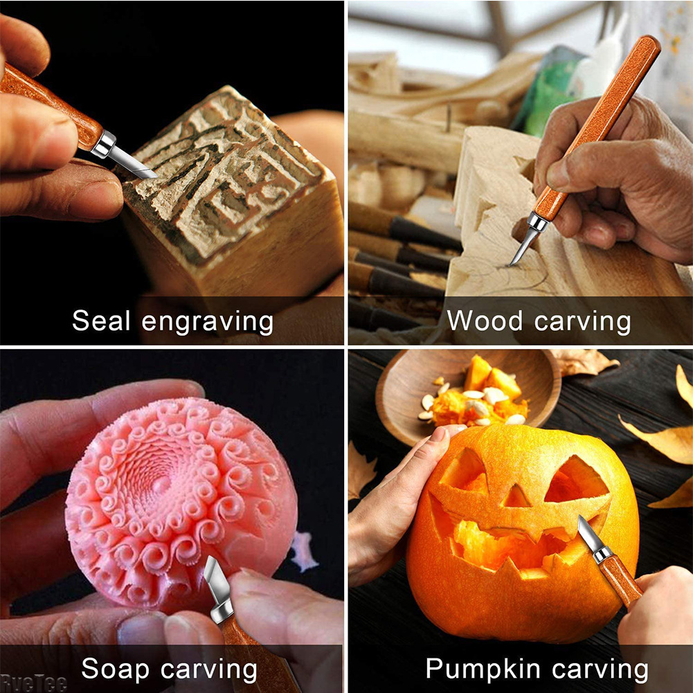 12Pcs SK2 Woodworking Carving  - Art Craft Knife recension och pris