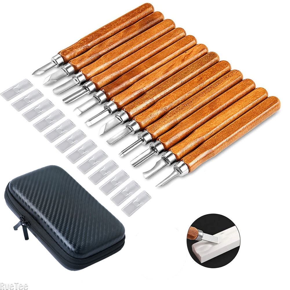12Pcs SK2 Woodworking Carving  - Art Craft Knife recension och pris